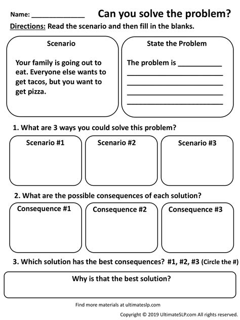3 Problem Solving Think Sheet For Students Thoughtco Think Sheet Kindergarten - Think Sheet Kindergarten