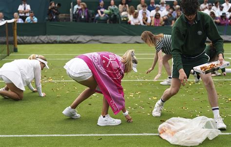 3 protesters arrested at Wimbledon after interrupting matches by throwing confetti on court
