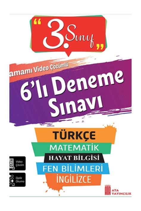 3 sınıf bilfen deneme sınavı