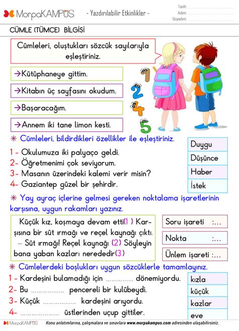 3 sınıf türkçe konu anlatımı eğitimhane