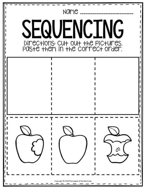3 Step Sequencing Worksheets The Keeper Of The Preschool Sequencing Worksheets - Preschool Sequencing Worksheets