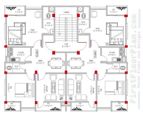 3 Storey Building Plan