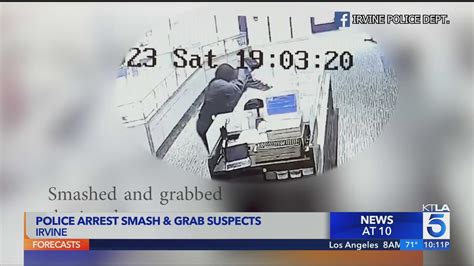 3 suspects arrested in connection to Irvine smash and grab 