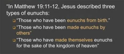 3 Types Of Eunuchs