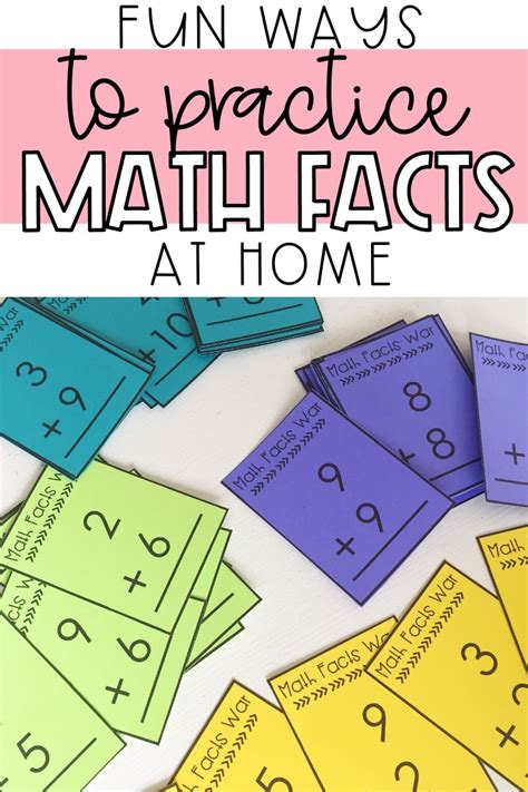 3 Ways To Practice Math Facts At Home Easy Math Facts - Easy Math Facts