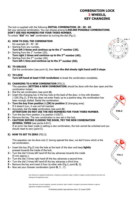 3 wheel combination safe lock instructions.  3 Wheel Safe Combination Lock I...