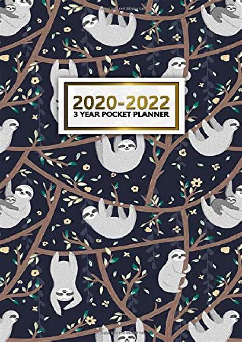 3 year pocket planner 2020 2022 three year organi