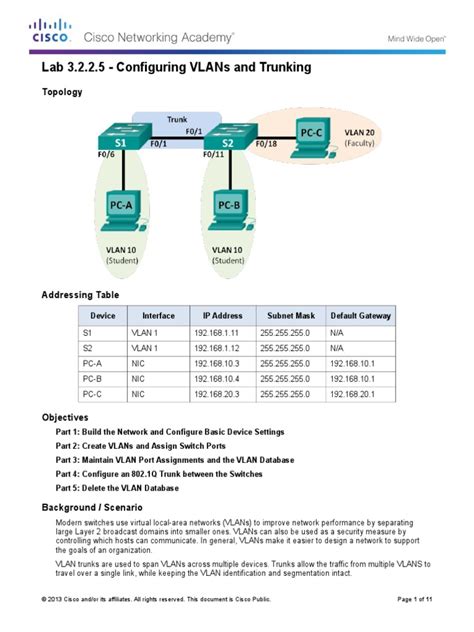 Full Download 3 2 2 5 Lab Configuring Vlans And Trunking 