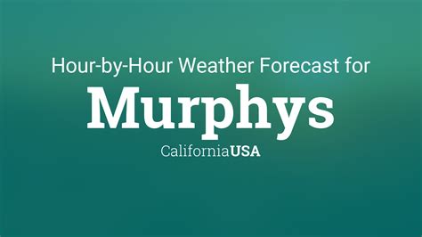 3-Day Severe Weather Outlook: Murphys, California - The Weather …