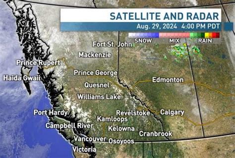 3-Day Severe Weather Outlook: Prince George, British Columbia