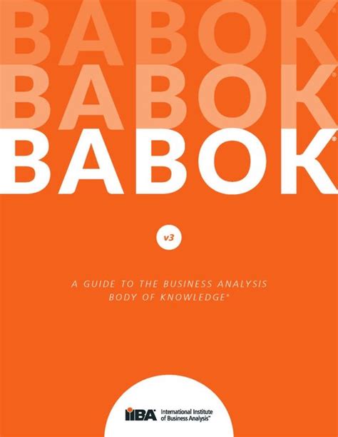 Download 3 A Guide To The Business Analysis Body Of Knowledge Babok Guide 