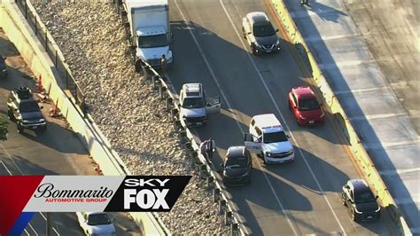 3-vehicle crash causes lane closures on I-270 WB