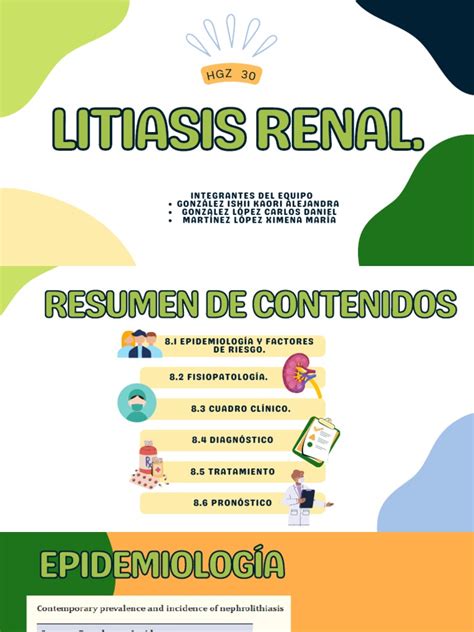 3. – LITIASIS RENAL FACTORES DE RIESTO Y EPIDEMIOLOGÍA …