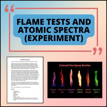3.1: Flame Tests and Atomic Spectra - Chemistry LibreTexts - wintechmobiles.com