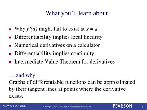 3.2 Linearity of the Derivative - Whitman College