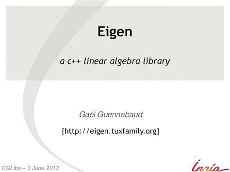 3.3 - Eigen - TuxFamily