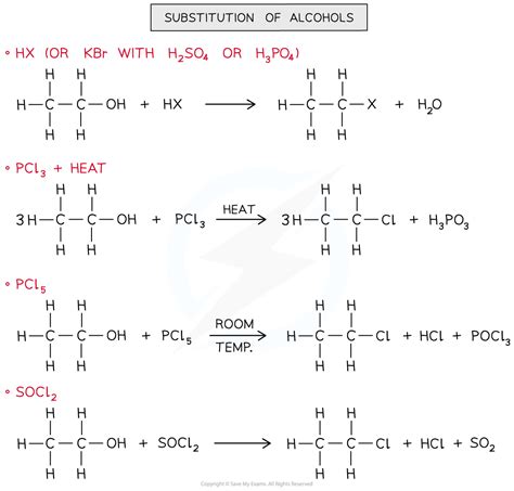 3.4.2 Reactions of Alcohols - Save My Exams