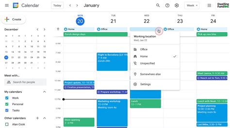 3.7. Multiple calendars in WebApp