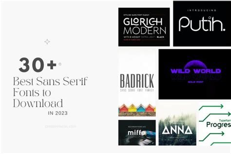 30+ Best Sans Serif Fonts to Download - Vandelay Design - muktibox.com