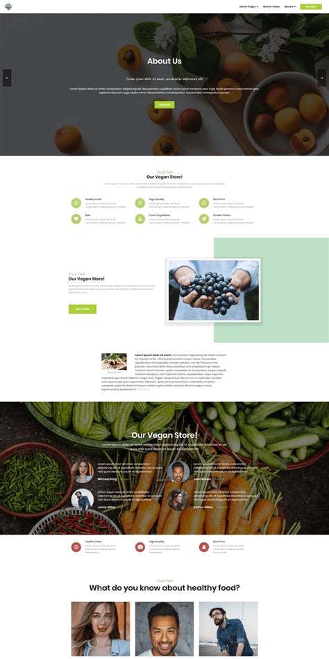 30+ Best Creative and Helpful Nutrition Simple Website Template Examples