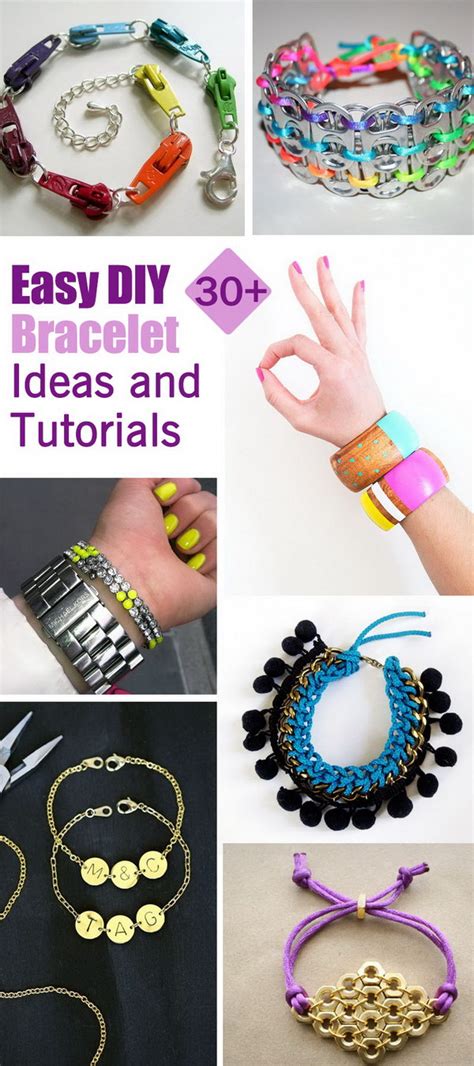 30+ Easy DIY Bracelet Ideas and Tutorials Noted List