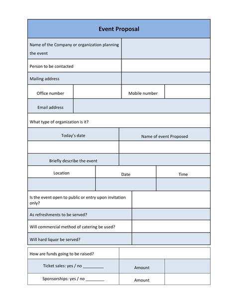 30+ Free Event Proposal Samples & Examples (Word PDF)