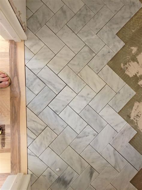 30+ Herringbone Pattern Tiled Floor & Wall Surfaces