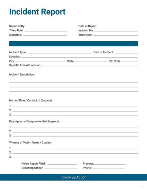 30+ Incident Report Template in PDF