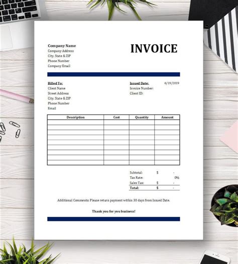 30+ Invoice Templates to Use for Your Business