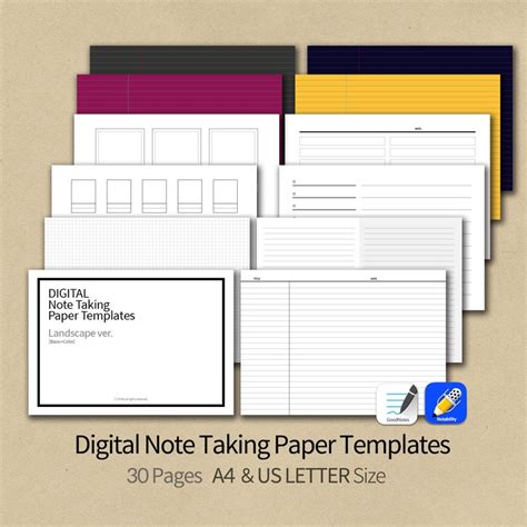 30+ Paper Templates For Notability MoniqueVeronica