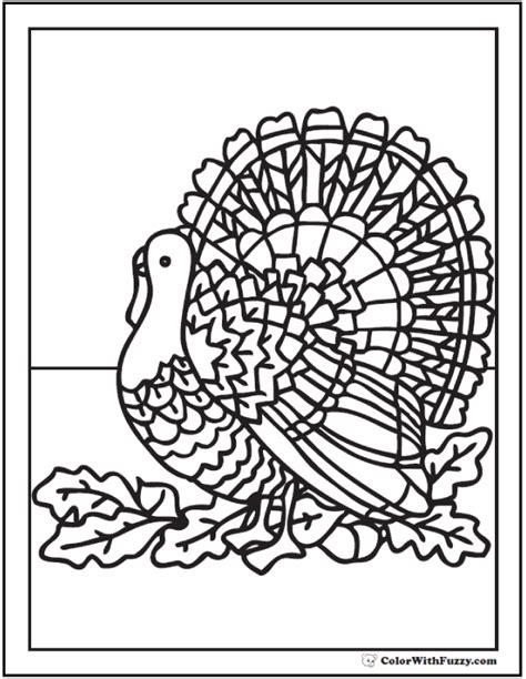 30+ Turkey Coloring Pages Interactive PDFs