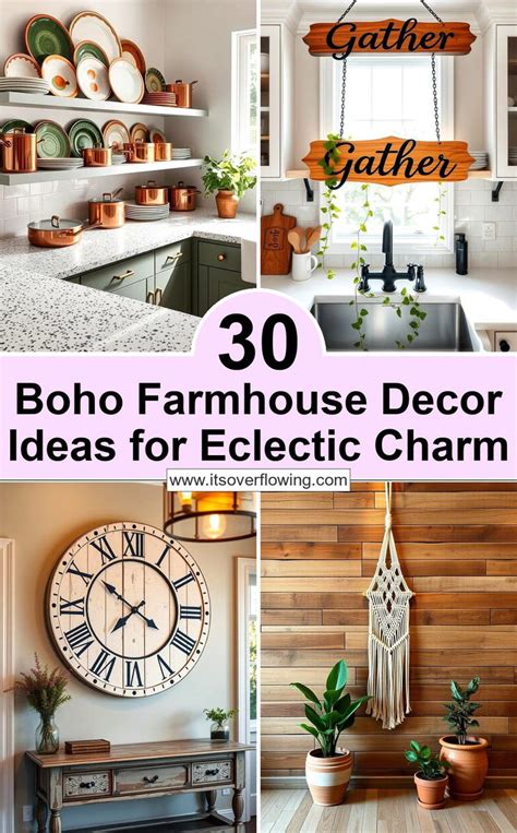 30 Boho Farmhouse Decor Ideas for Eclectic Charm - Its Overflowing - muktibox.com