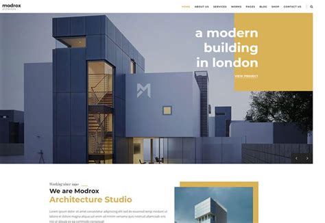 30 Best Architecture Website Templates 2021