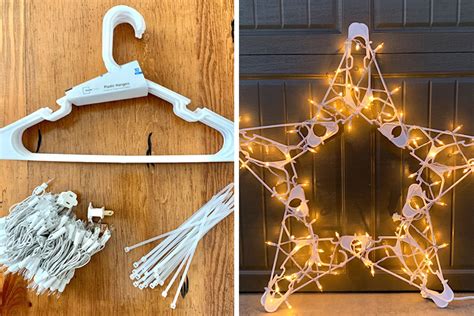 30 Best Coat Hanger Christmas Tree ideas - Pinterest