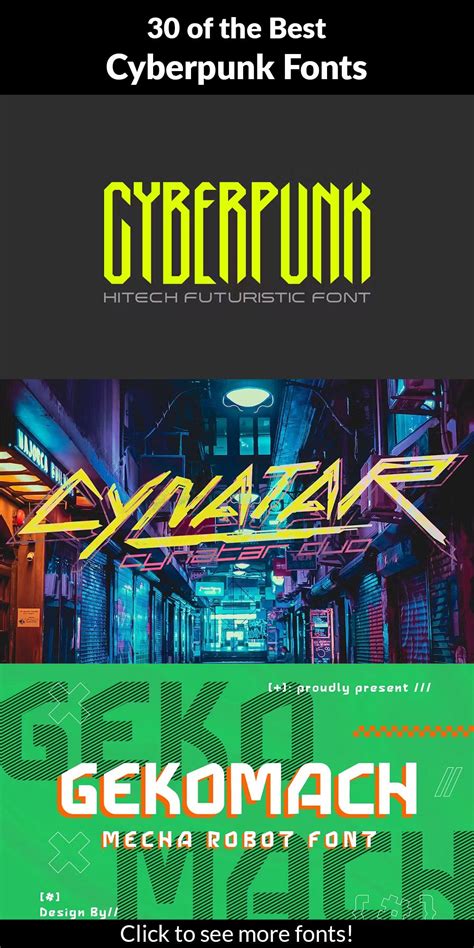 30 Best Cyberpunk Fonts to Give Your Design an Edge