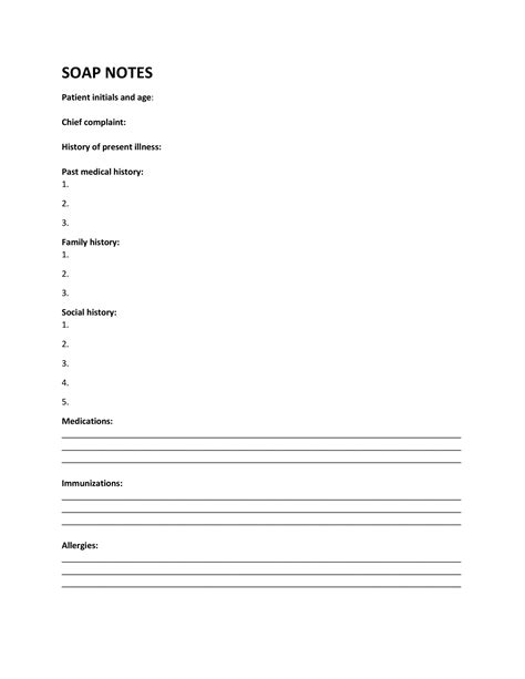 30 Best Soap Note Examples Formats Free Templates