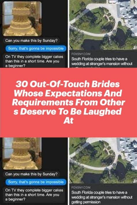 30 Brides Whose Demands To Others Deserve To Be Laughed At