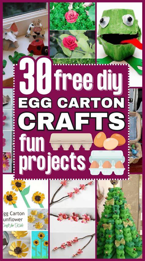 30 Creative DIY Egg Carton Crafts for Fun Projects - raincitystudios.com