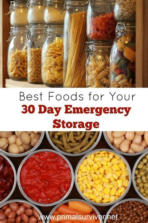 30 Day Emergency Food Supply List (Best For Storage) - raincitystudios.com