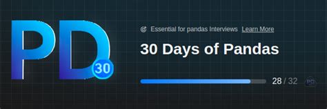 30 Days of Pandas - Study Plan - LeetCode - coolestguyplanet.net