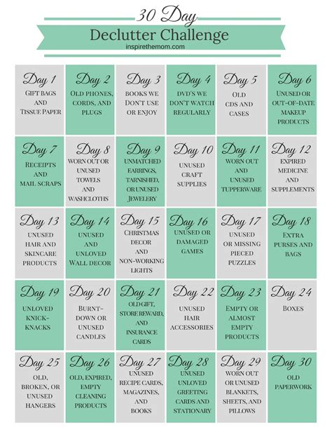 30 Day Declutter Challenge For the Home