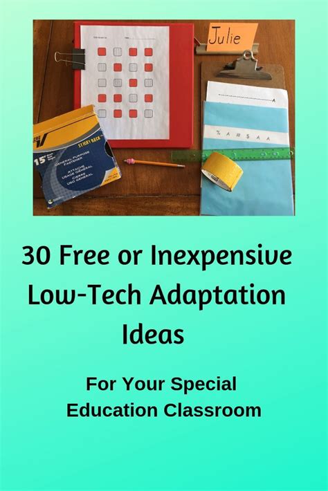 30 Easy Low-tech Adaptations Enable 2 Learn