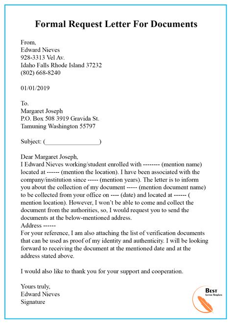 30 Examples Of Letters Example Document Template