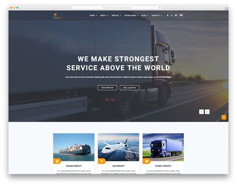 30 Free Bootstrap Transportation Website Template For 2019
