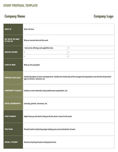 30 Free Event Proposal Samples Examples Word Pdf