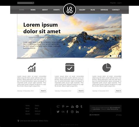30 Free PSD Web Design Templates Inspirationfeed Web design
