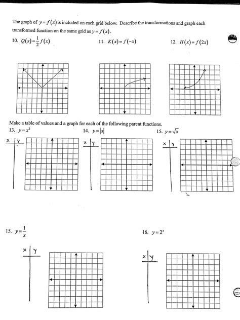 30 Graphing Trig Functions Practice Worksheet