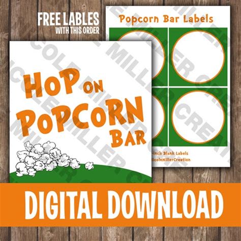 30 Hop On Popcorn Label Labels Database 2020