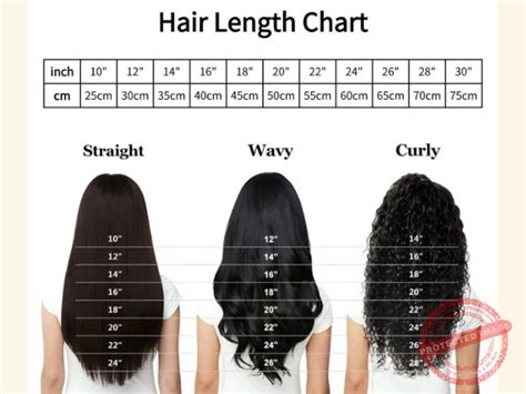 30 Inch Curly Hair Chart