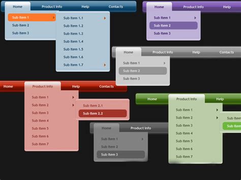 30 Mega Drop Down Menus With CSS and jQuery CodeKnows